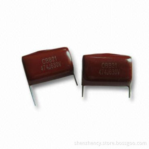 Film Capacitors, Made of Polypropylene, 125 to 500V AC Rated Voltage